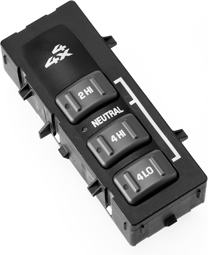 SOAESCN 19168769 4WD Transfer Case Switch for 2001-2002 Chevy Avalanche Suburban Silverado 1500 2500 3500 Tahoe & GMC Sierra Yukon XL 1500 2500 3500-Four Wheel Dirve 4x4 Switch Control 15067877-901162 - Image 4